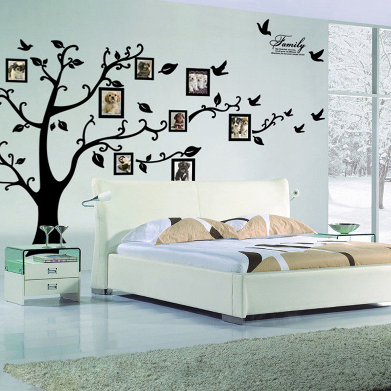Family Tree Print - Büyük Boy Fotoğraf Ağacı PVC Duvar
