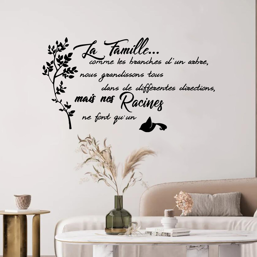 Fransız Aile Alıntı Ağacı Kuş  - Family Tree Print incelemesi ve fiyatı